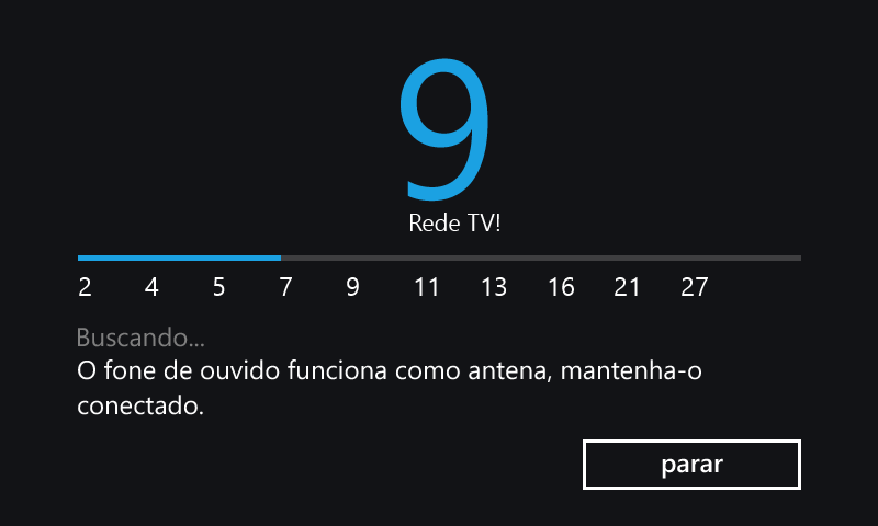TV digital - Lumia 532