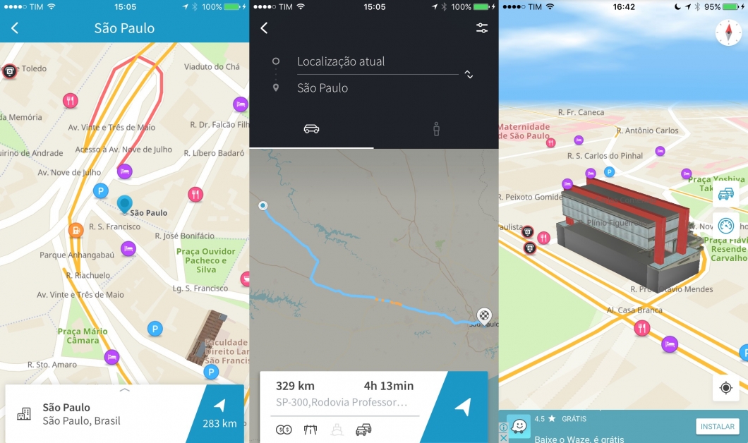 Oi Mapas: GPS com navegação offline gratuito para Android