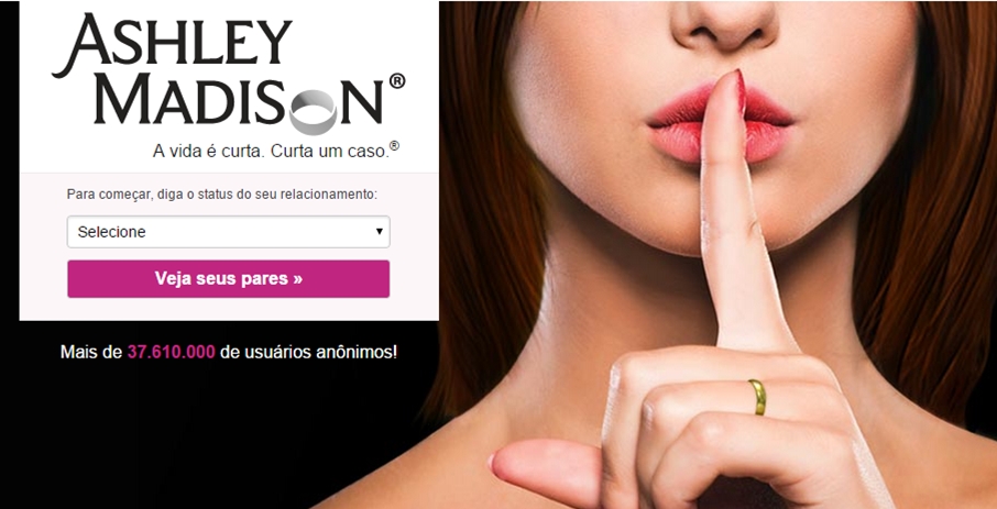 Site para “infiéis” Ashley Madison é atacado; dados de 37 milhões de usuários podem ser expostos