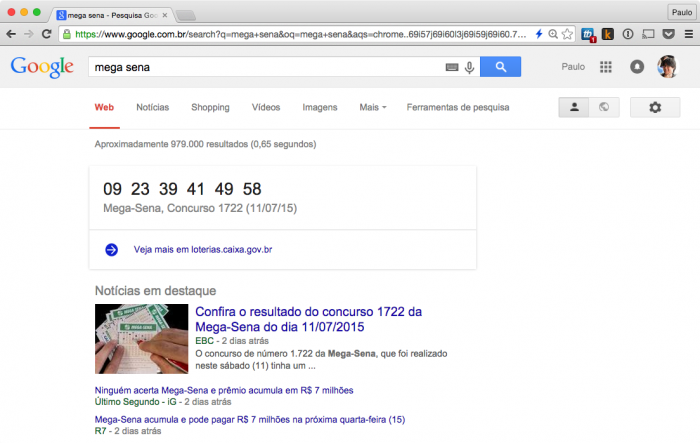 Google - Mega Sena