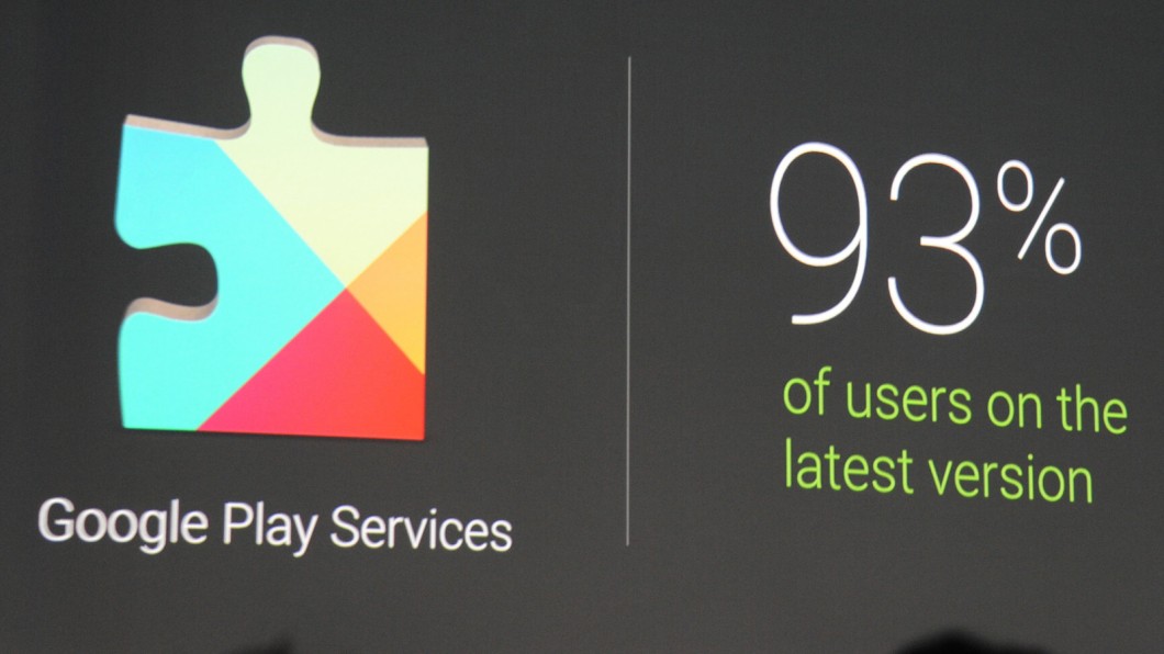 Em 2014, mais de 93% dos usuários estavam na última versão do Google Play Services. (Foto: Android Central)