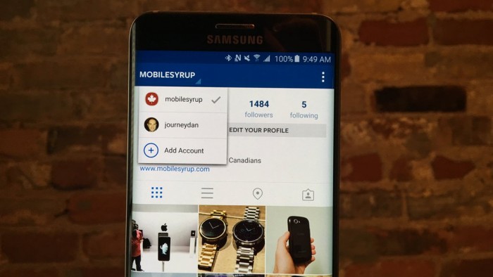 Instagram para Android finalmente ganha suporte para múltiplas contas
