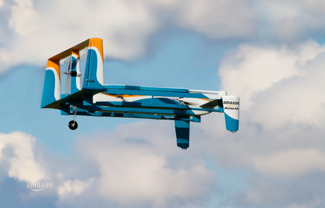 Este é o novo drone da Amazon que promete fazer entregas em até meia hora
