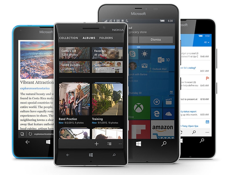 Microsoft libera atualização para Windows 10 Mobile para alguns smartphones