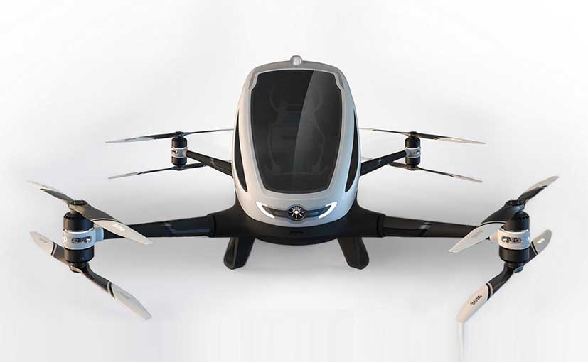 EHang 184, o drone que pode transportar uma pessoa