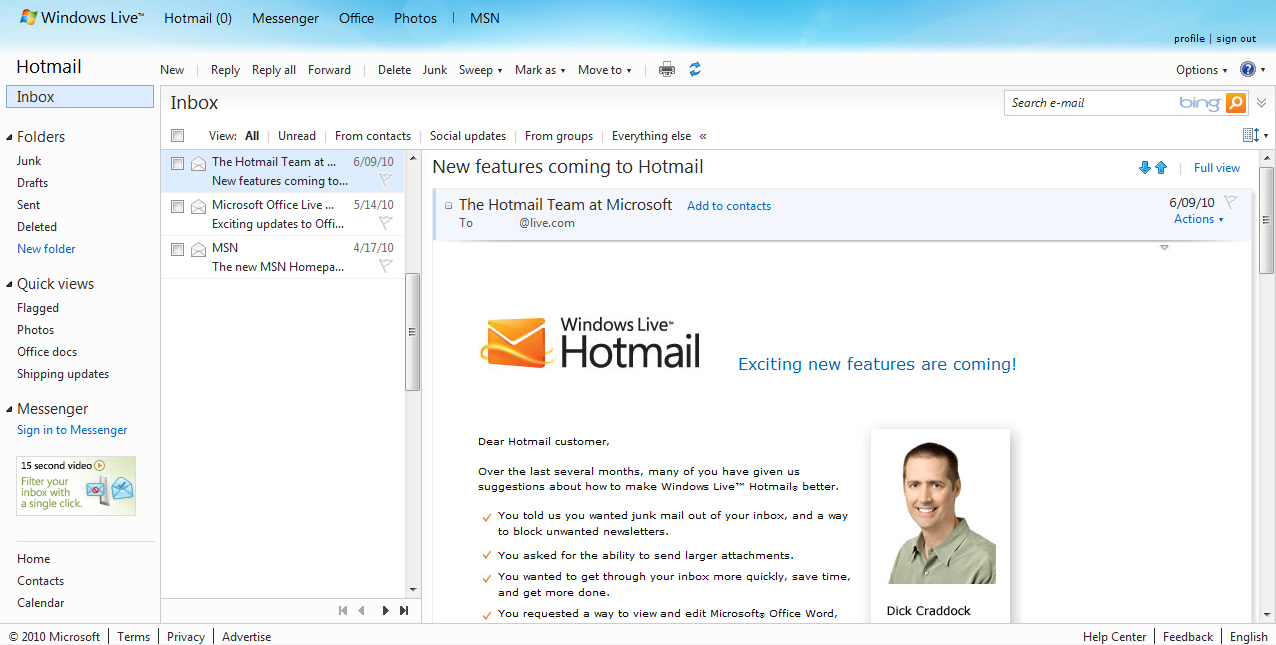 Como excluir uma conta do Hotmail