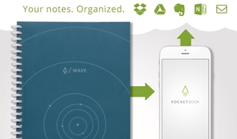 Financie isso: Rocketbook Wave, o caderno para quem envia anotações para as nuvens