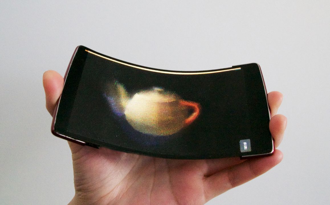 HoloFlex, um curioso smartphone flexível e com tela holográfica
