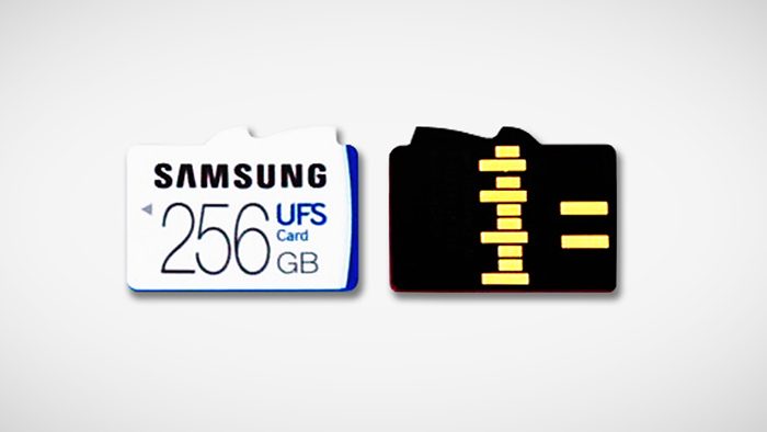 Os primeiros cartões UFS da Samsung deixam qualquer microSD comendo poeira