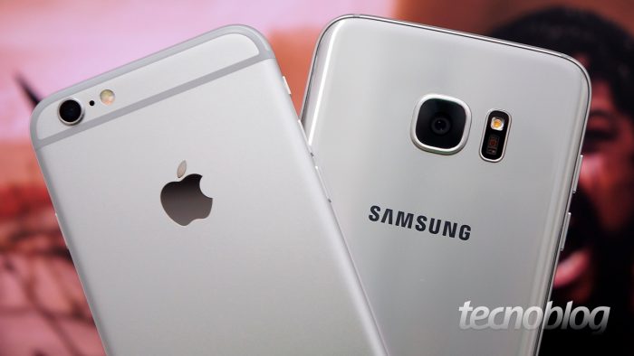 Apple quer US  1 bilh o da Samsung por ter copiado o iPhone   Tecnoblog - 49