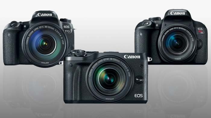 Canon anuncia três novas câmeras: Rebel T7i, 77D e M6