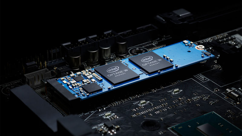 Módulo Optane (imagem: divulgação/Intel)