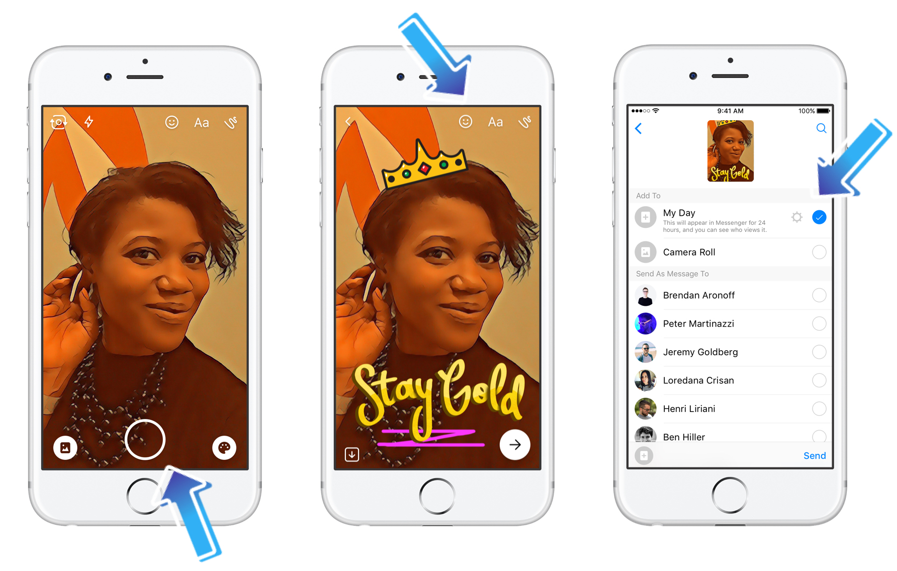 70 milhões de pessoas estão usando o clone do Snapchat no Facebook Messenger