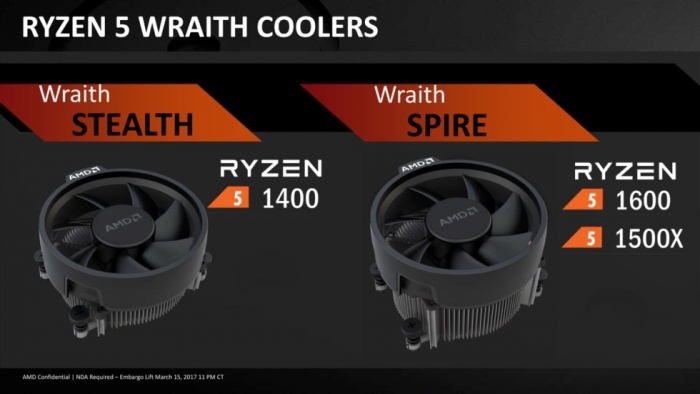 AMD Ryzen 5 - coolers