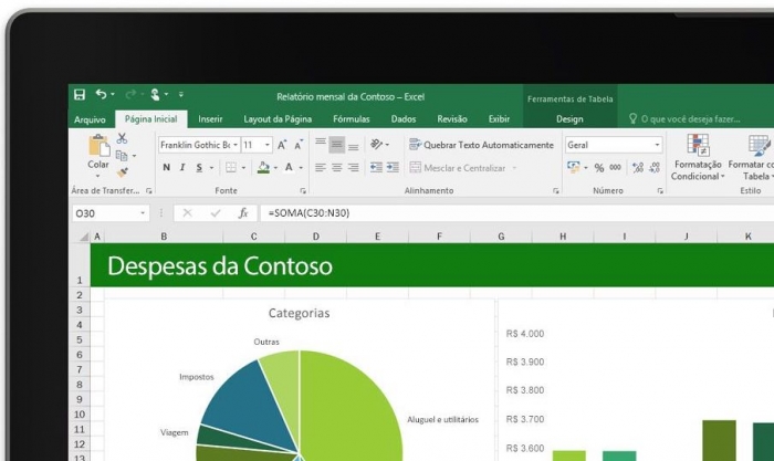 Como calcular porcentagem no Microsoft Excel