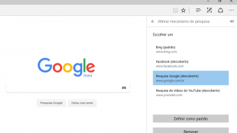 Como ativar a busca do Google no Microsoft Edge