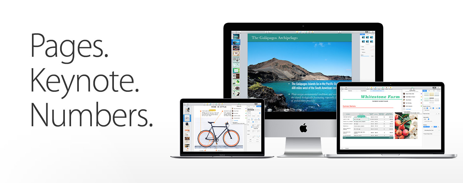 iMovie, GarageBand e suíte iWork para Mac e iOS agora são grátis para todo mundo