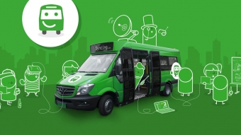 Um app de transporte público decidiu criar sua própria linha de ônibus
