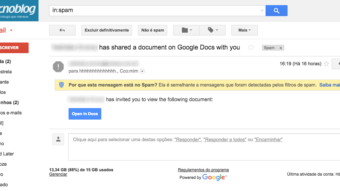Google bloqueia enorme ataque de phishing que usava Google Docs falso