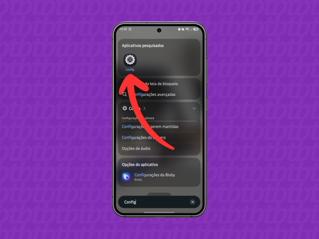 Acessando as configurações do celular Android para iniciar o backup com a conta Google