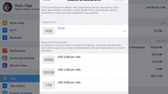 Apple agora oferece 2 TB no iCloud por US$ 9,99