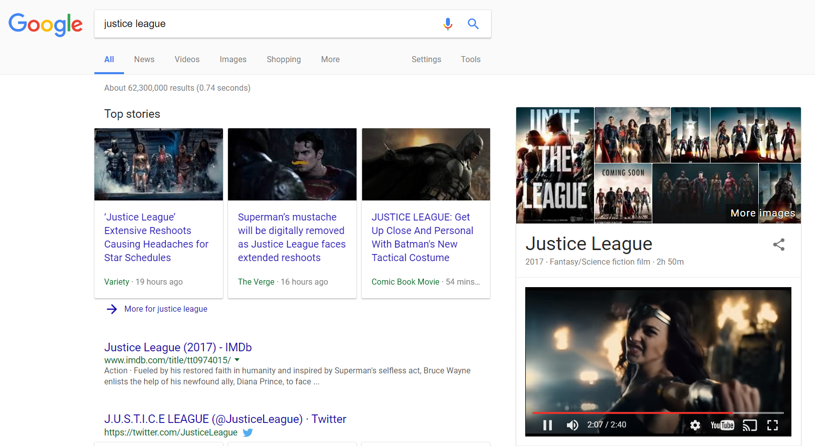 Google testa vídeos que tocam automaticamente nos resultados de busca