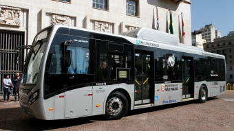 Primeiro ônibus elétrico fabricado no Brasil vai circular em São Paulo