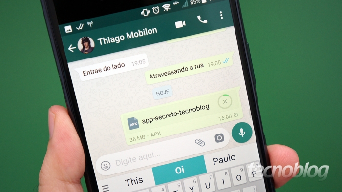 WhatsApp libera envio de qualquer tipo de arquivo