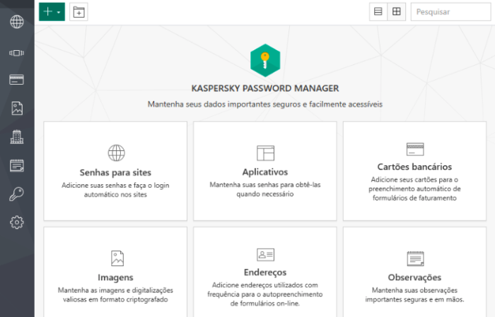 Gerenciador de senhas Kaspersky Password Manager (Imagem: Divulgação/Kaspersky)