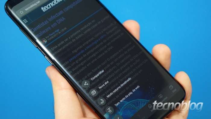 Samsung Internet tem recursos bacanas e roda em Androids de qualquer marca