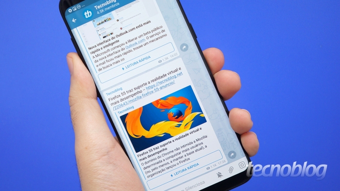 Canal do Tecnoblog no Telegram 
