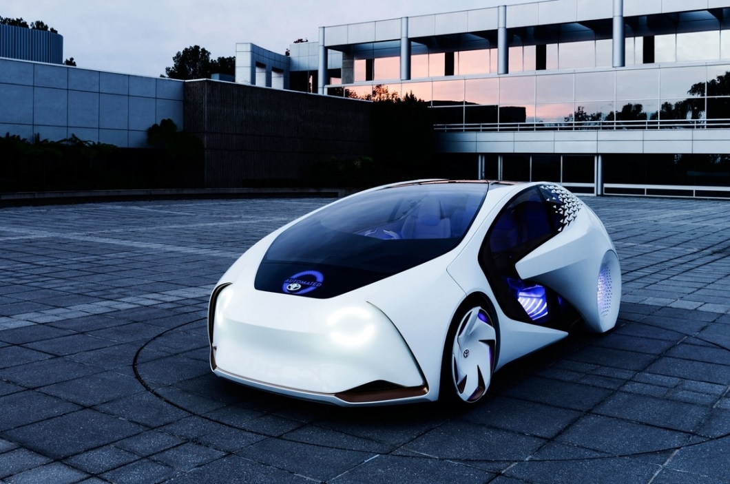 Carro-conceito da Toyota apresentado na CES 2017