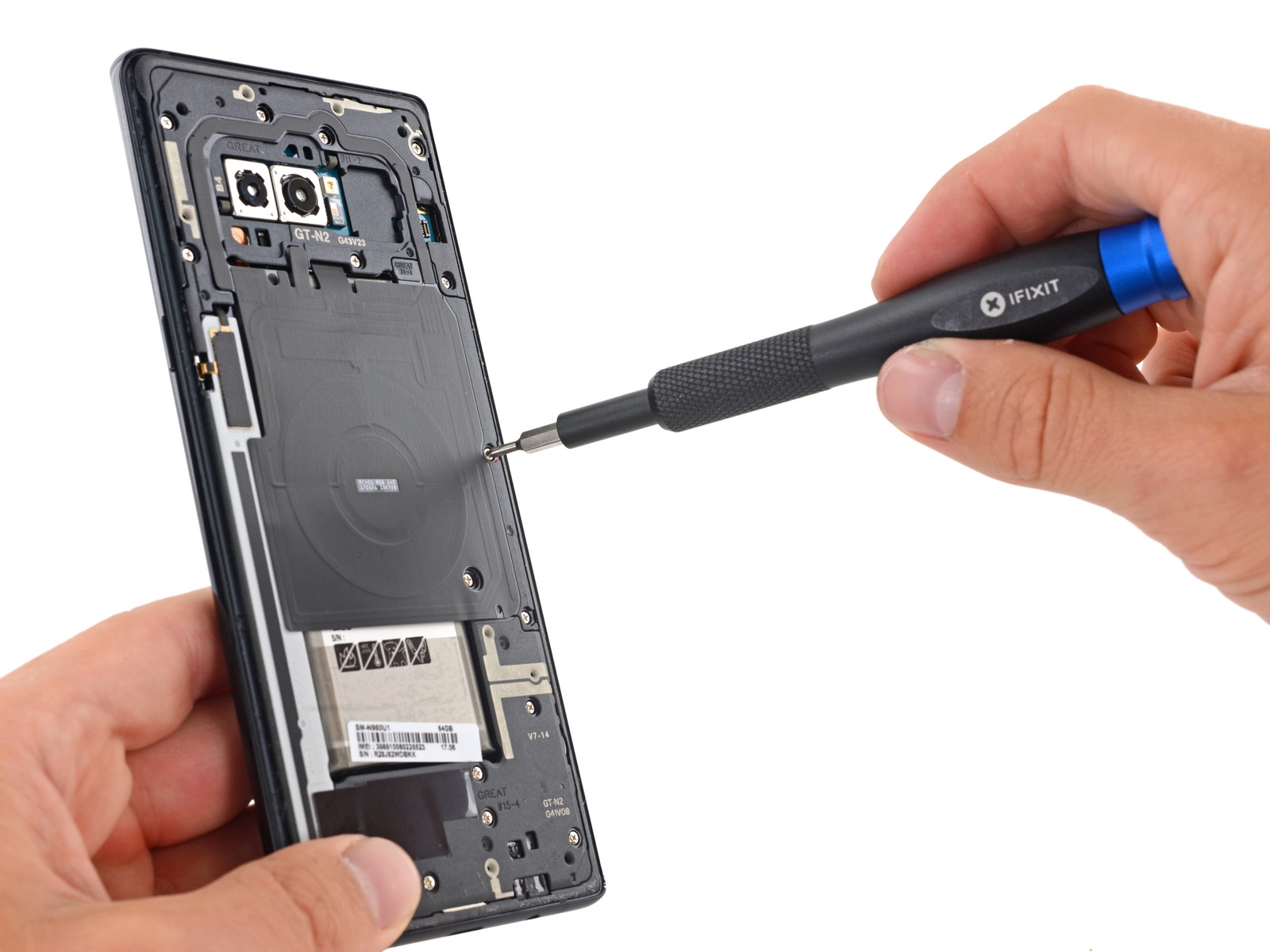 Reparar o Galaxy Note 8 é mais difícil do que parece