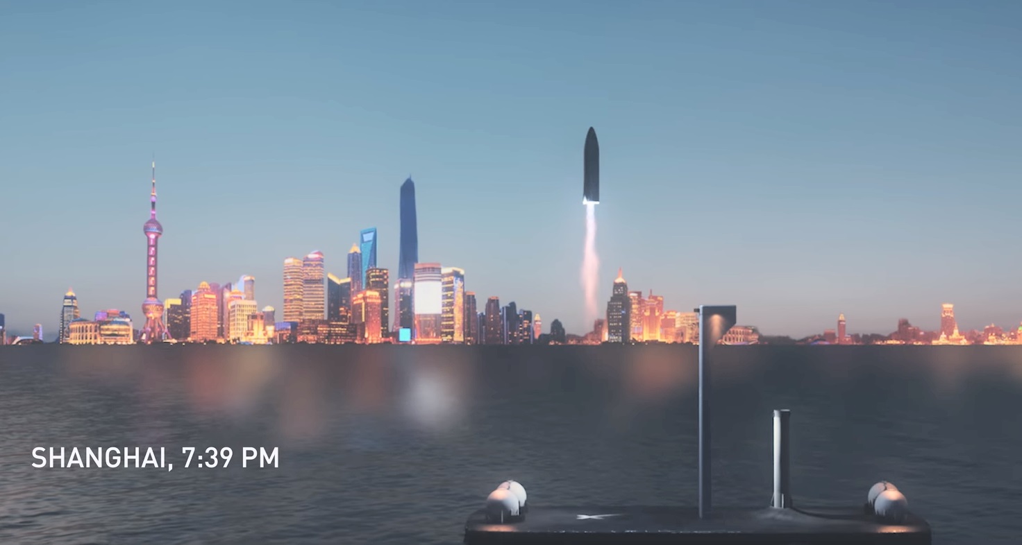 SpaceX quer usar foguetes para viagens intercontinentais que duram meia hora