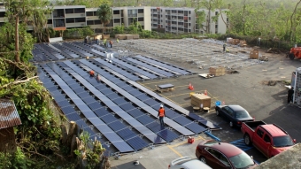 Esta é a primeira rede de energia solar que a Tesla montou para ajudar Porto Rico