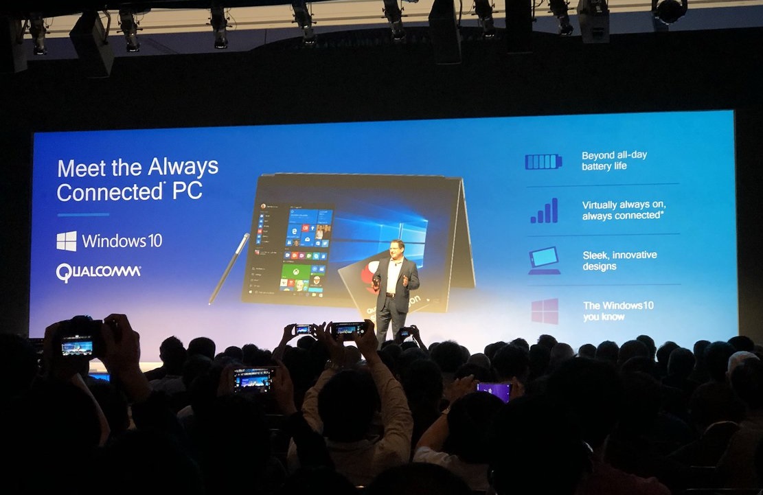 Microsoft promete mais de 24 horas de bateria em laptops com Windows 10 ARM
