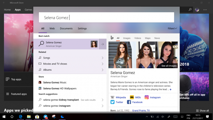 Microsoft testa pesquisa imersiva e nova Cortana no Windows 10
