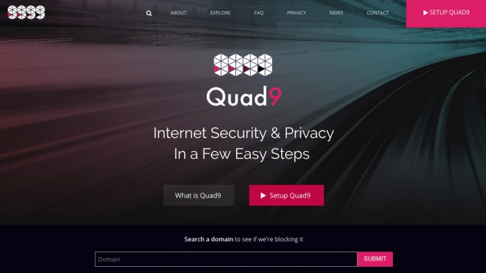 Quad9 é um serviço de DNS da IBM que bloqueia domínios maliciosos