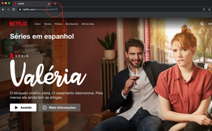 Pin em códigos Netflix