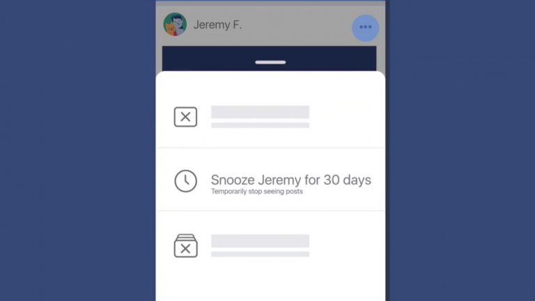 Facebook lança botão para silenciar gente chata por 30 dias