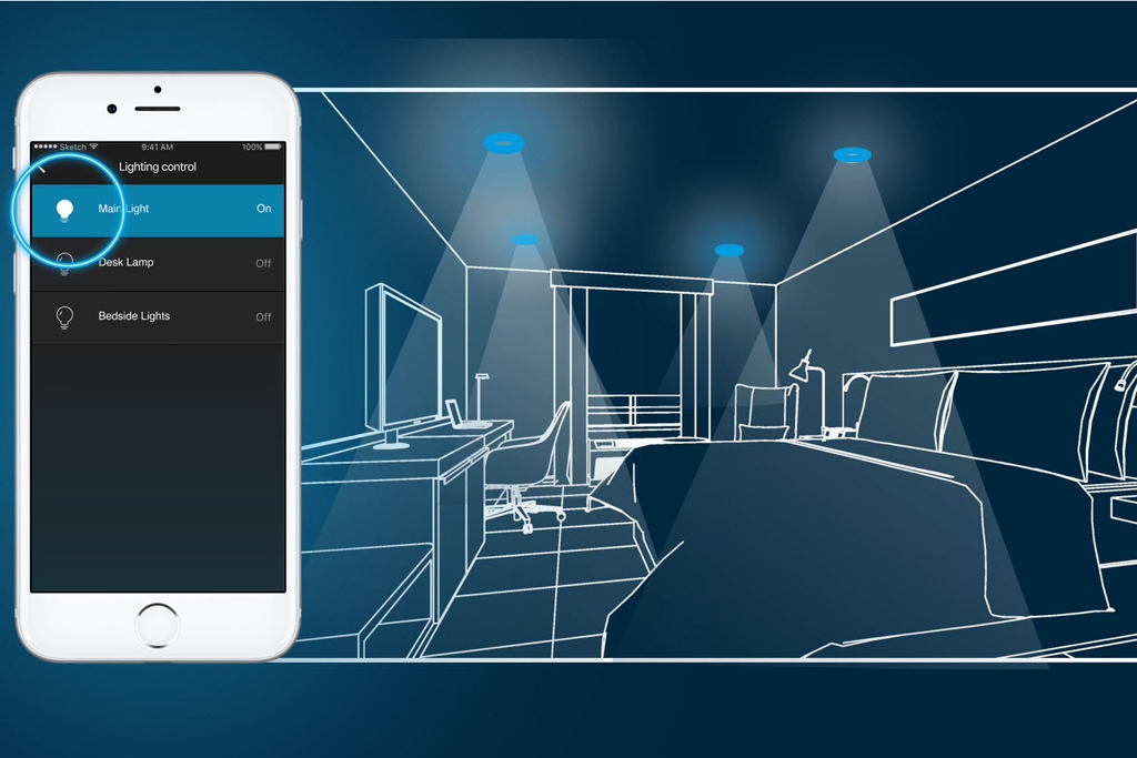 Hilton testa app que controla TV, temperatura e luz do quarto