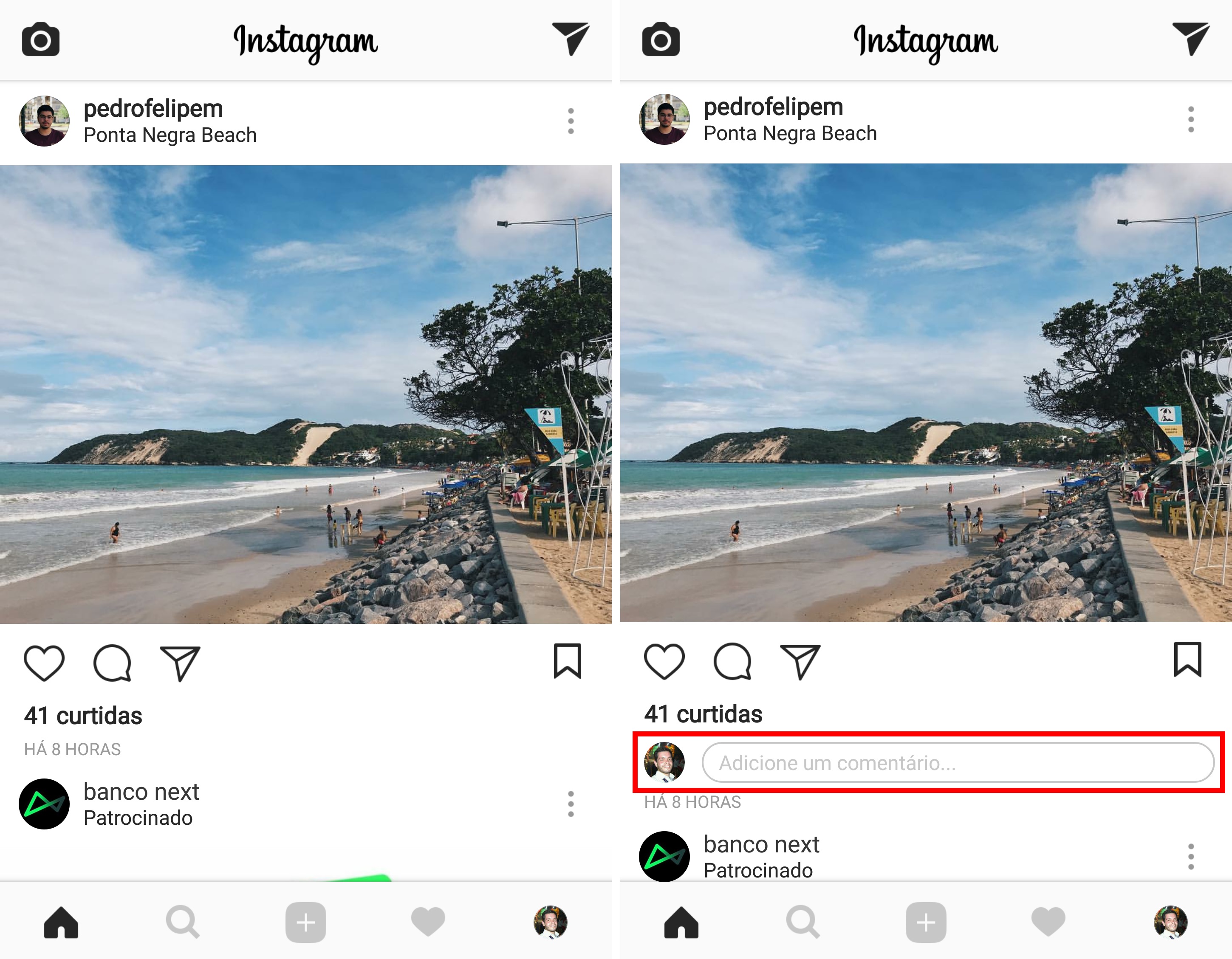 Instagram libera comentários direto no feed