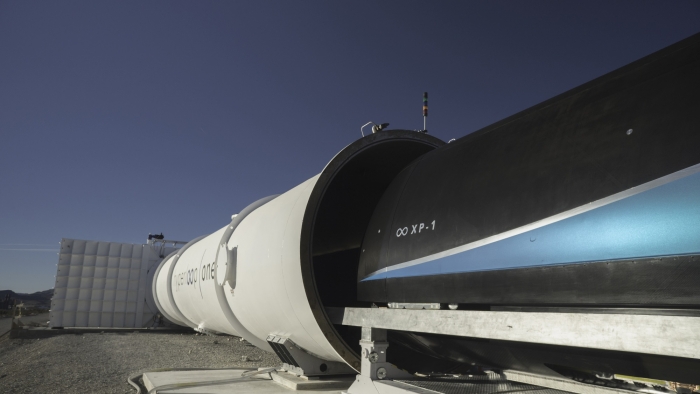 O transporte futurista Hyperloop atingiu um novo recorde de 387 km/h