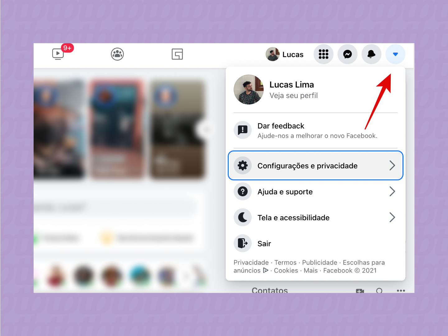 Facebook: Como Entrar Direto > Login Rápido