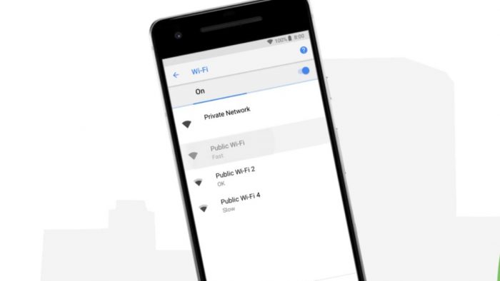 Android Oreo mostra velocidade de redes Wi-Fi públicas antes de se conectar