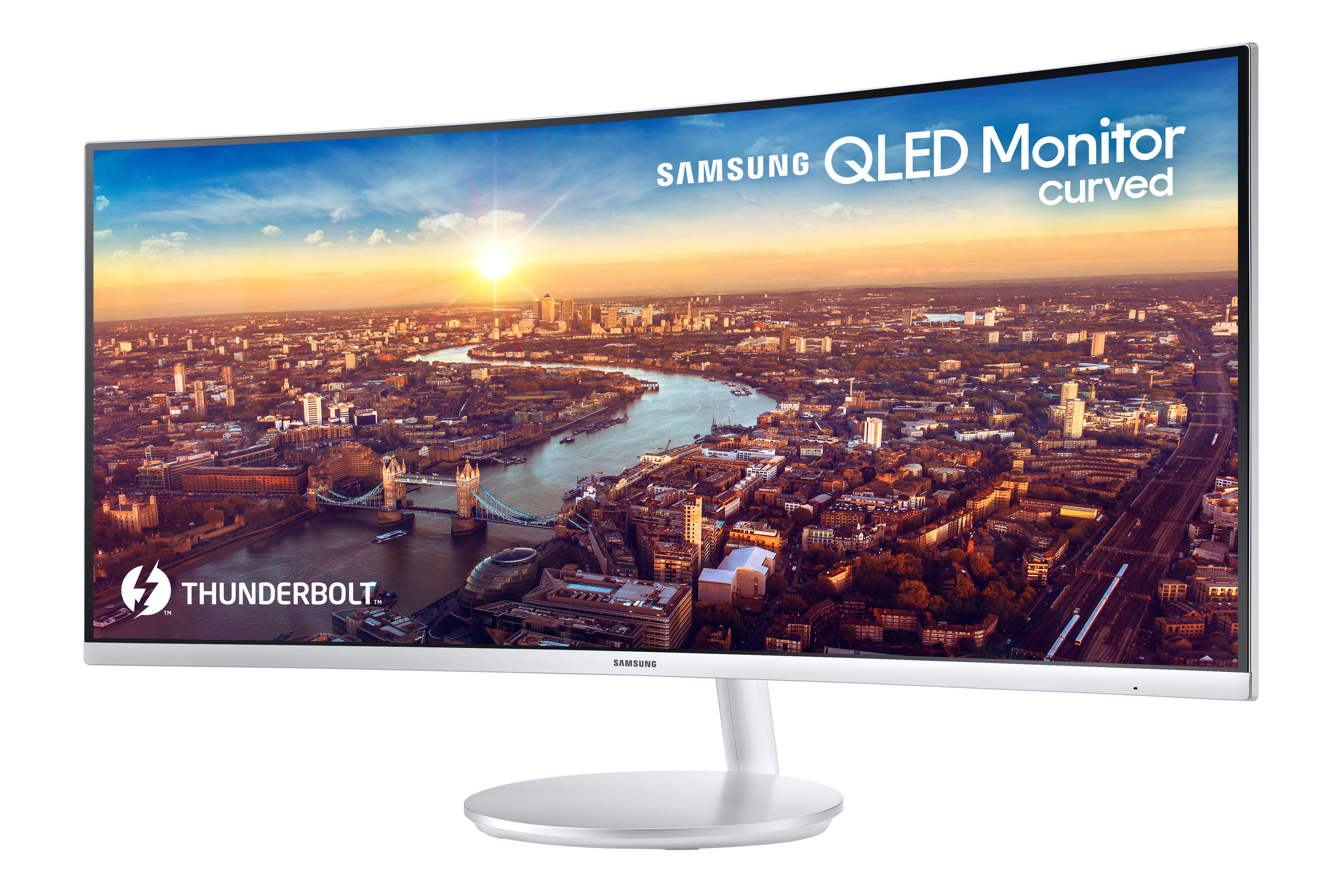 Samsung anuncia monitor QLED com tela curvada e Thunderbolt 3