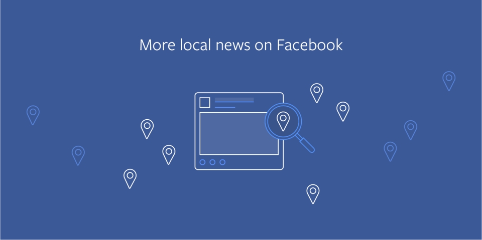 Facebook vai priorizar noticiário local no feed de notícias