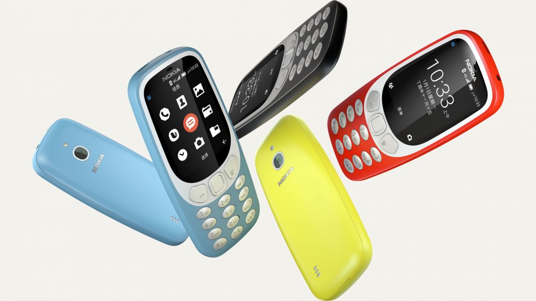 Nokia relança modelo 3310 na Finlândia