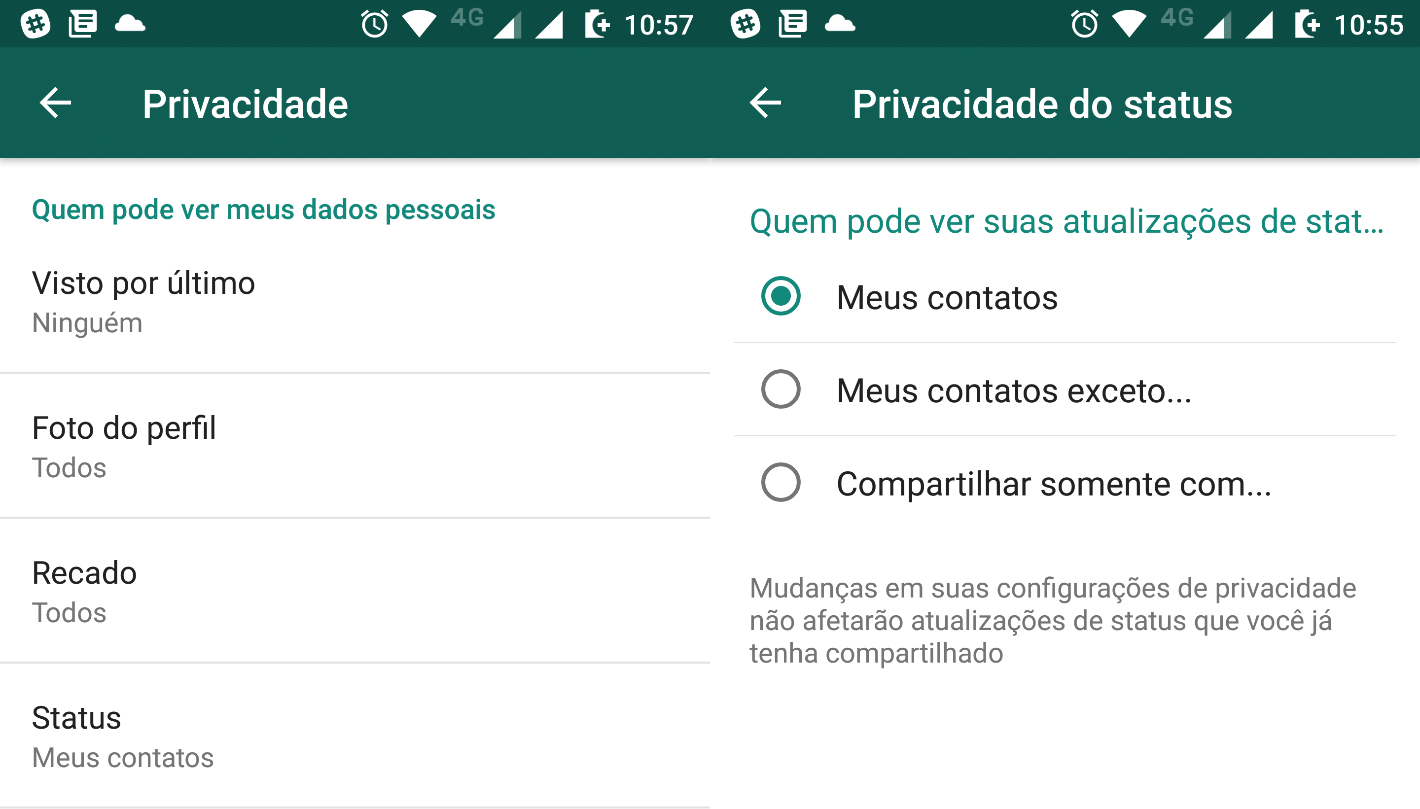 Como controlar quem pode ver seu Status no WhatsApp Tecnoblog