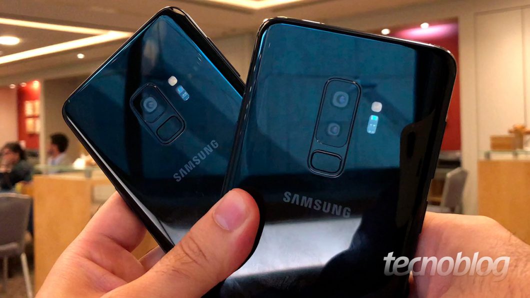 Galaxy S9+ tinha câmera dupla, o primeiro da linha a ter mais de um sensor fotográfico (Imagem: Tecnoblog)